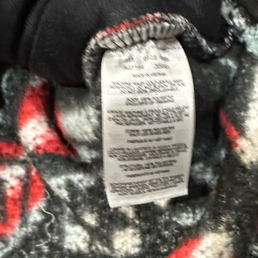 Columbia Black and Red‎ Geometric Fleece Jacket
